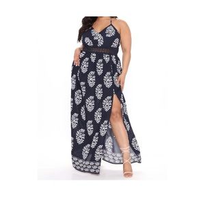Double Slit Maxi Dress